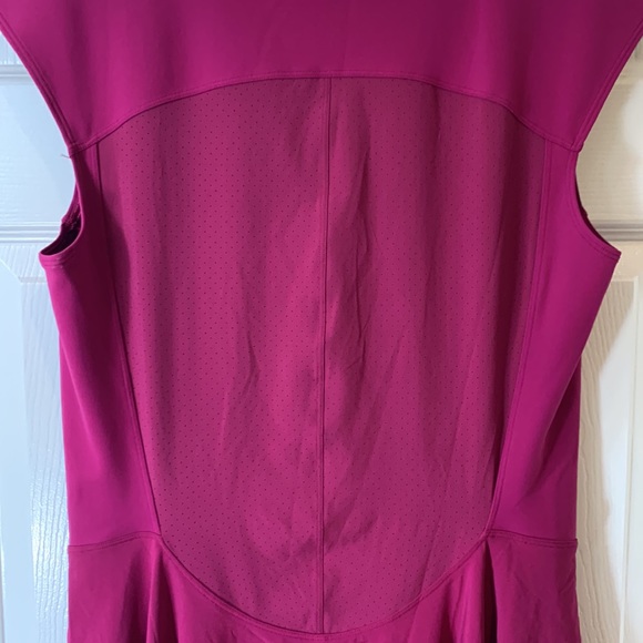 - - NWT Lululemon Everlux Mesh-Back dress size 10magenta purple, also sz 2… - Picture 6 of 11